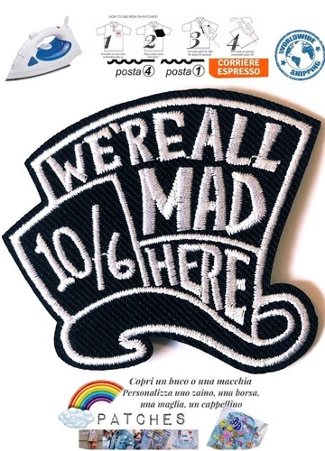 Patch mad hatter alice - patch,